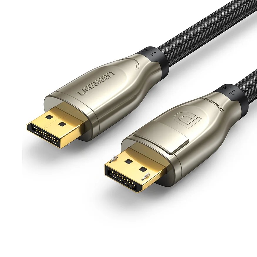 8K DisplayPort Cable Ultra HD Gold-Plated
